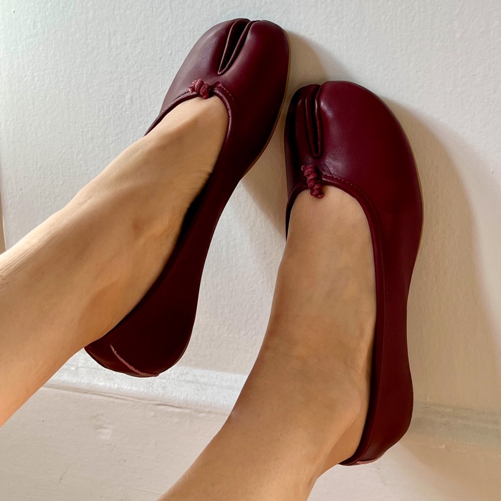 Leather Tabi Flats - Picture 4 of 6